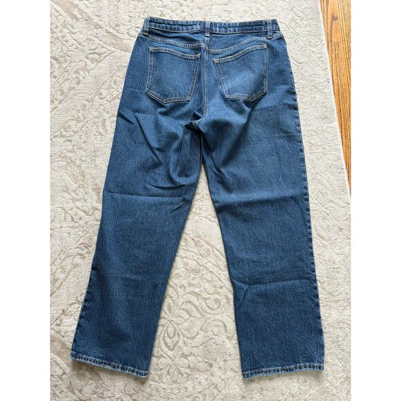 Abercrombie & Fitch Curve Love Vintage Straight High Rise Jeans Size 29 8 - Picture 8 of 8